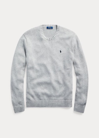 Polo Ralph Lauren Cotton Crewneck Striktrøje Herre Danmark (KZXWV7304)